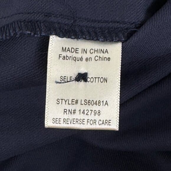 Altar'd State NEW Navy Blue Cotton Mini Wrap Skirt Large Casual Nautical Button - Picture 7 of 8